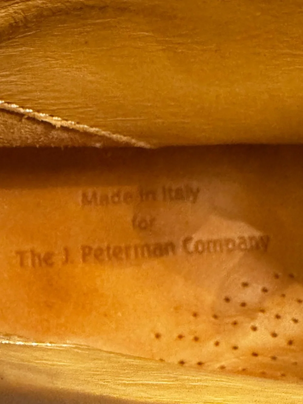 J. Peterman Italian Leather Hiker Boots Brown EU 41 W10 M8